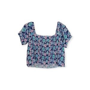 Simply Southern Shirred Shell Crop Top